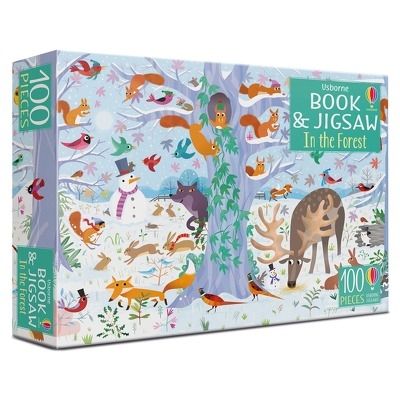 In the forest puzzle book and jigsaw