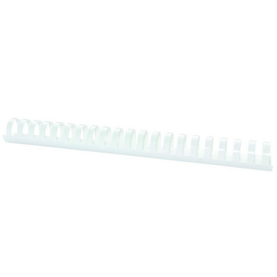 Inele plastic 28 mm, max 270 coli, 50buc/cut Office Products - alb