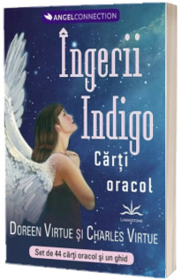 Ingerii indigo. Carti oracol - Set de 44 carti oracol si un ghid