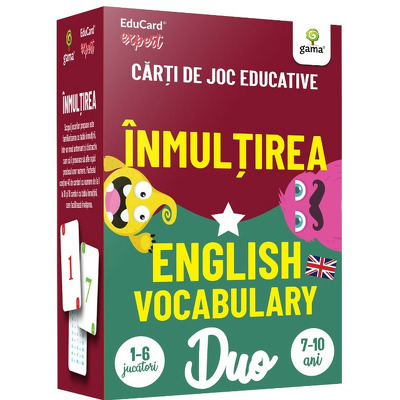 Inmultirea - English vocabulary. DuoCard