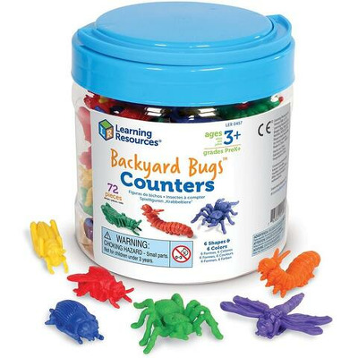 Insecte de gradina pentru numarat (set 72 buc)