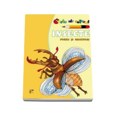 Insecte. Poezii si ghicitori - Carte de colorat