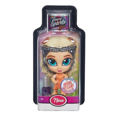 Instaglam Mini papusa Nina cu set pentru unghii