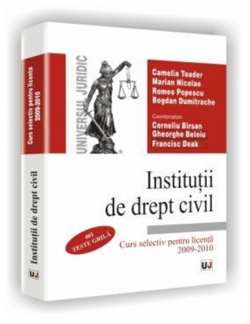 Institutii de drept civil - Curs selectiv pentru licenta 2009/2010