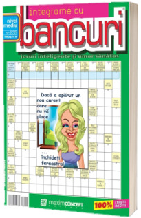 Integrame cu bancuri, numarul 235. Jocuri inteligente si umor sanatos. Nivel mediu