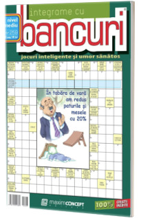 Integrame cu bancuri, numarul 259. Jocuri inteligente si umor sanatos. Nivel mediu