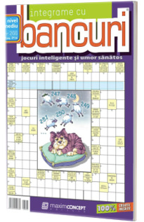 Integrame cu bancuri, numarul 266. Jocuri inteligente si umor sanatos. Nivel mediu