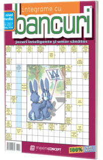 Integrame cu bancuri, numarul 267. Jocuri inteligente si umor sanatos. Nivel mediu