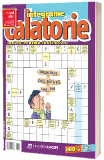 Integrame de calatorie, numarul 205. Revista de integrame de nivel ABC