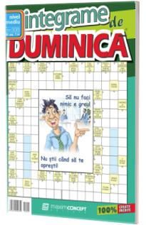 Integrame de duminica, numarul 335. Nivelul mediu