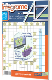 Integrame de la A la Z, numarul 82. Jocuri inteligente si umor sanatos. Revista de integrame de nivel mediu
