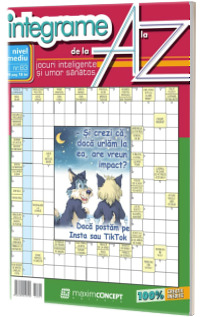 Integrame de la A la Z, numarul 83. Jocuri inteligente si umor sanatos. Revista de integrame de nivel mediu