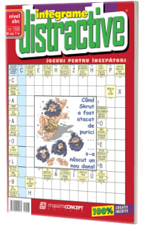 Integrame distractive, numarul 199. Jocuri pentru incepatori, nivel abc