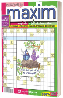 Integrame la maxim, numarul 264. Revista de integrame de nivel avansat