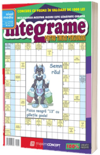 Integrame pentru tinerii pensionari, numarul 215. Revista de integrame cu grad mediu de dificultate