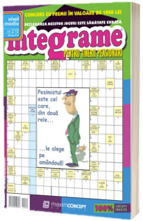 Integrame pentru tinerii pensionari, numarul 218. Revista de integrame cu grad mediu de dificultate