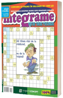 Integrame pentru tinerii pensionari, numarul 219. Revista de integrame cu grad mediu de dificultate