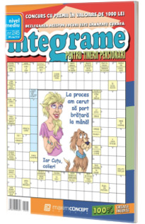 Integrame pentru tinerii pensionari, numarul 245. Revista de integrame cu grad mediu de dificultate