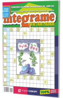 Integrame pentru tinerii pensionari, numarul 259. Revista de integrame cu grad mediu de dificultate