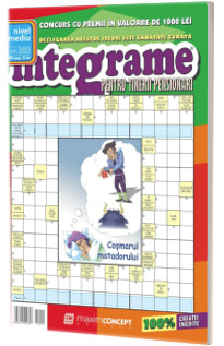 Integrame pentru tinerii pensionari, numarul 263. Revista de integrame cu grad mediu de dificultate