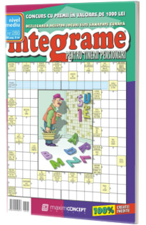 Integrame pentru tinerii pensionari, numarul 266. Revista de integrame cu grad mediu de dificultate