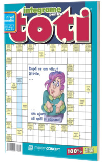 Integrame pentru toti, numarul 287. Revista de integrame de nivel mediu