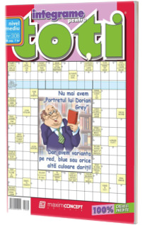 Integrame pentru toti, numarul 308. Revista de integrame de nivel mediu