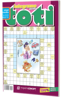 Integrame pentru toti, numarul 312. Revista de integrame de nivel mediu