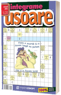 Integrame usoare, numarul 154. Revista de integrame de nivel ABC