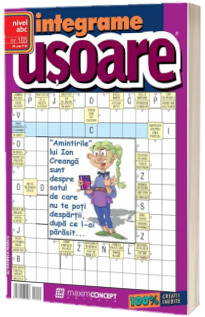 Integrame usoare, numarul 165. Revista de integrame de nivel ABC