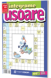 Integrame usoare, numarul 205. Revista de integrame de nivel ABC