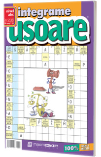Integrame usoare, numarul 206. Revista de integrame de nivel ABC