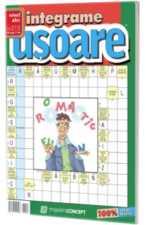 Integrame usoare, numarul 213. Revista de integrame de nivel ABC