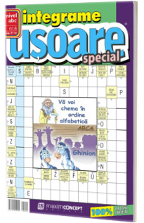 Integrame usoare special, numarul 4. Revista de integrame de nivel ABC