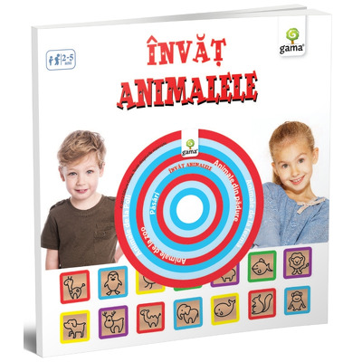 Invat animalele ( contine cd ) pentru varstele 2-5 ani