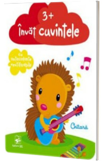 Invat cuvintele, cu autocolante reutilizabile (varsta +3 ani)