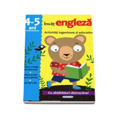 Invat engleza. Activitati ingenioase si educative, pentru varsta de 4-5 ani. Cu abtibilduri distractive