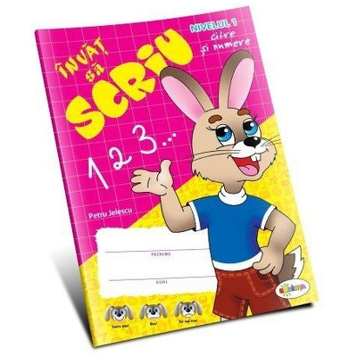 Invat sa scriu cifre si numere. Nivelul I