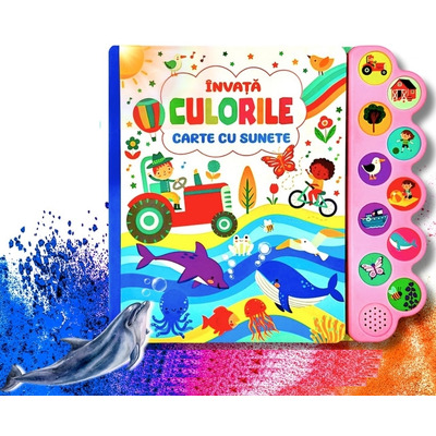 Invata culorile. Carte cu sunete