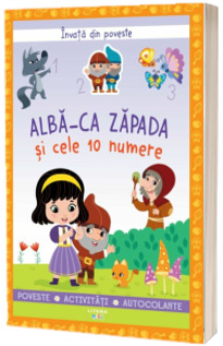 Invata din poveste. Alba-ca-Zapada si cele 10 numere