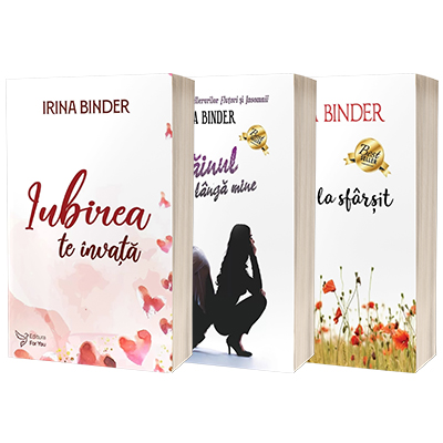 Serie de autor Irina Binder - Iubirea te invata, Strainul de langa mine si Pana la sfarsit