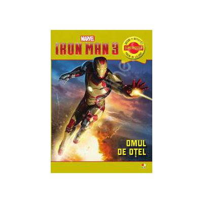 Iron Man 3. Omul de otel. Jocuri, activitati, superposter si pagini de colorat