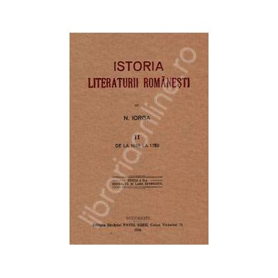 Istoria Literaturii Romanesti