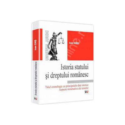 Istoria statului si dreptului romanesc. Tabel cronologic cu principalele date istorice. Aspecte rezumative ale temelor (Chis Ioan)