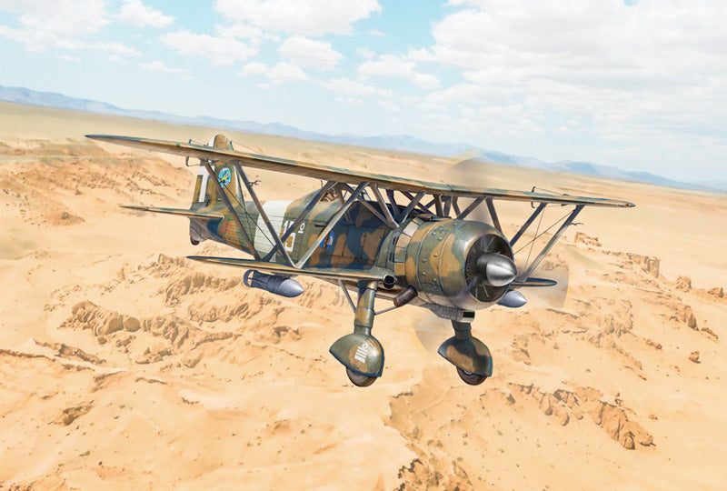 Italeri macheta avion Fiat CR42 Falco Assault Night Fighter