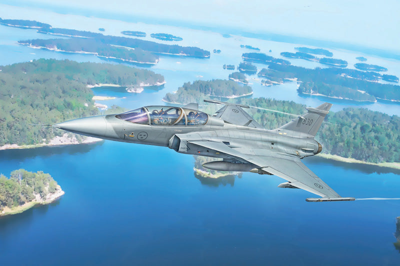 Italeri macheta avion JAS-39 Twin Seater scara 1-72
