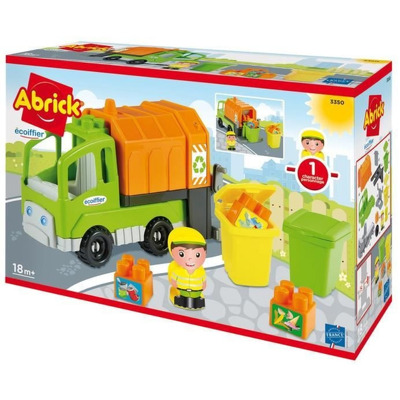 Joc de construit autogunoiera Abrick cu sofer