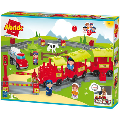 Joc de construit Tren cu sine. Steam Train Abrick