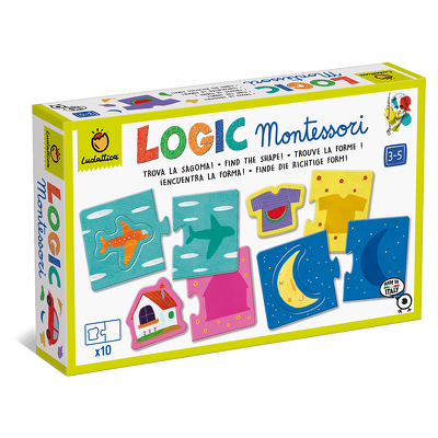 Joc de logica MONTESSORI - Umbre, Ludattica, 3-5 ani