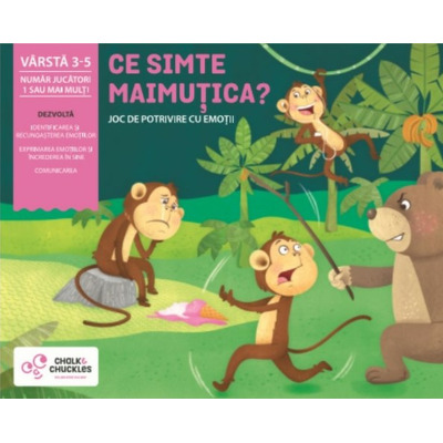 Joc de potrivire - Ce simte maimutica?